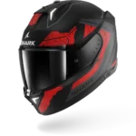 RHAD Mat Zwart Chroom Rood