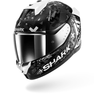 Shark Skwal I3 Hellcat Zwart Chroom Zilver