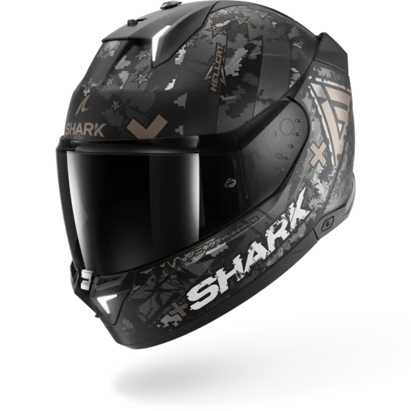 Shark Skwal I3 Hellcat Mat Zwart Chroom Antraciet