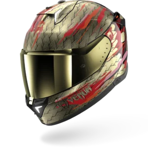 Shark Skwal I3 Venum Zwart Rood Goud