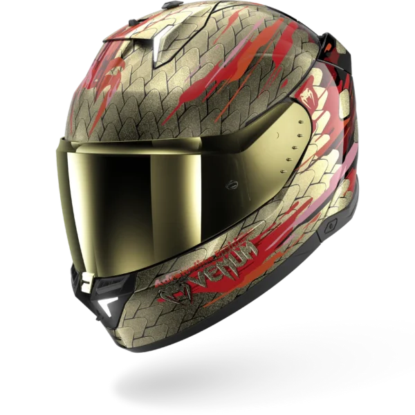 Shark Skwal I3 Venum Zwart Rood Goud
