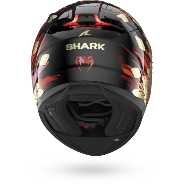 Shark Skwal I3 Venum Zwart Rood Goud - Afbeelding 5