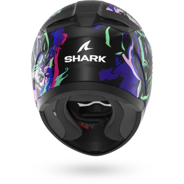 Shark Riddill 2 Raging Beast Mat Zwart Violet Groen - Afbeelding 2