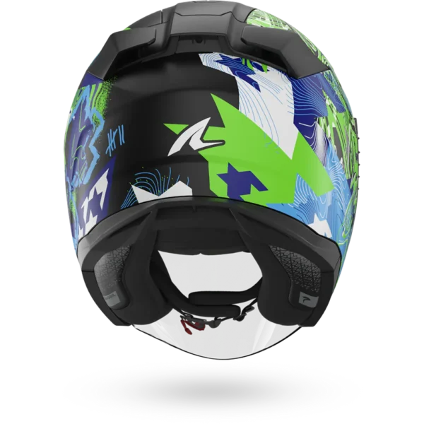 Shark Skwal Jet Pranz Mat Zwart Groen Blauw - Afbeelding 2