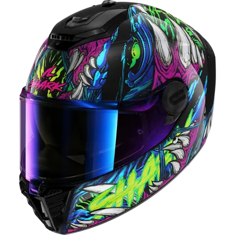 Zwart Groen Violet