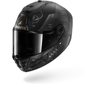 Shark Spartan RS Carbon Xbot Mat Carbon Antraciet Koper