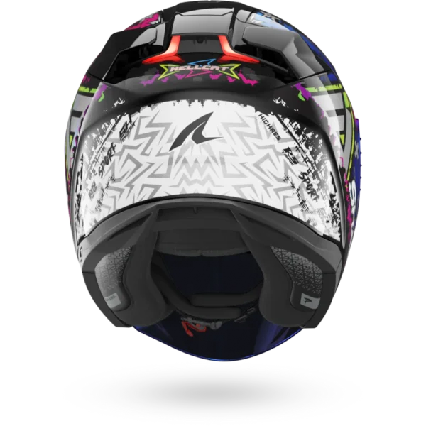 Shark Skwal I3 Jet Hellcat Zwart Chroom Blauw - Afbeelding 6