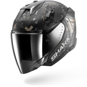 Shark Skwal I3 Jet Hellcat Mat Zwart Chroom Antraciet