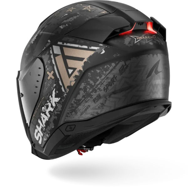Shark Skwal I3 Jet Hellcat Mat Zwart Chroom Antraciet - Afbeelding 5