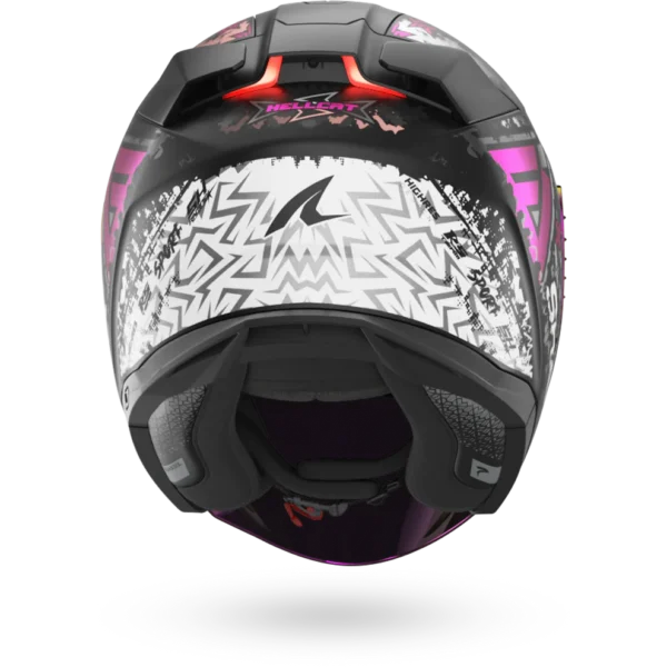 Shark Skwal I3 Jet Hellcat Mat Zwart Chroom Paars - Afbeelding 2