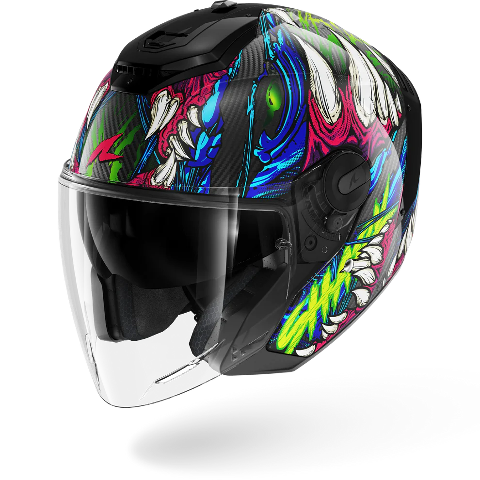 Shark RS Jet Shaytan Zwart Groen Violet