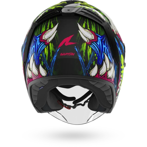 Shark RS Jet Shaytan Zwart Groen Violet - Afbeelding 3
