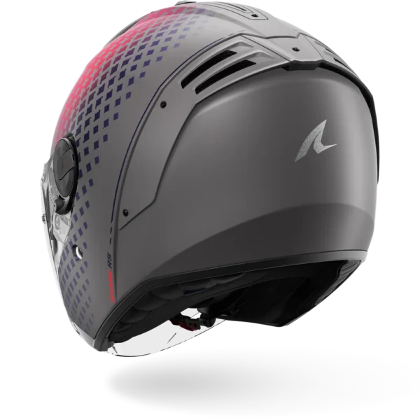 Shark RS Jet Stride Mat Zilver Violet blauw - Afbeelding 3