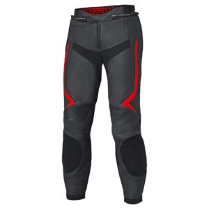 Held Street Rocket 4 leren motorbroek zwart -  neon rood
