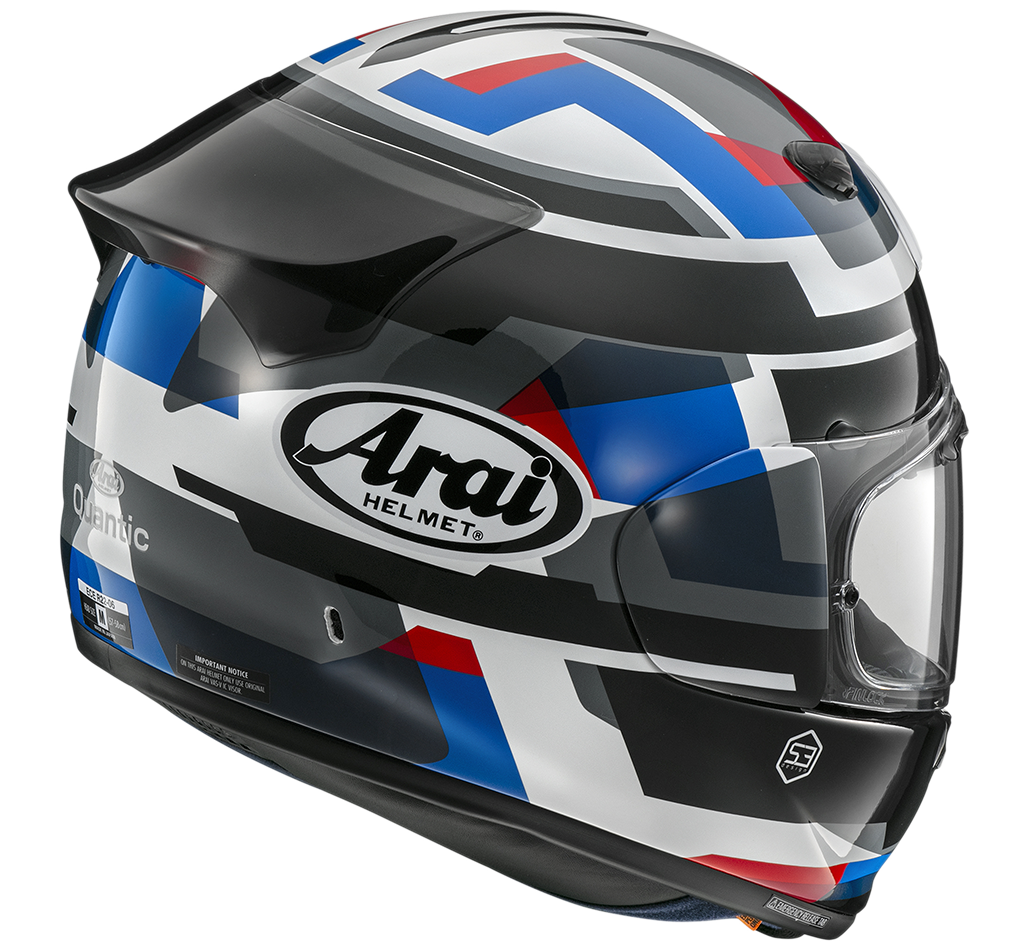 Arai Quantic Abstract Blauw - Afbeelding 2