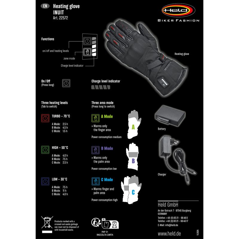 Held Inuit Verwarmde Handschoenen - Afbeelding 4