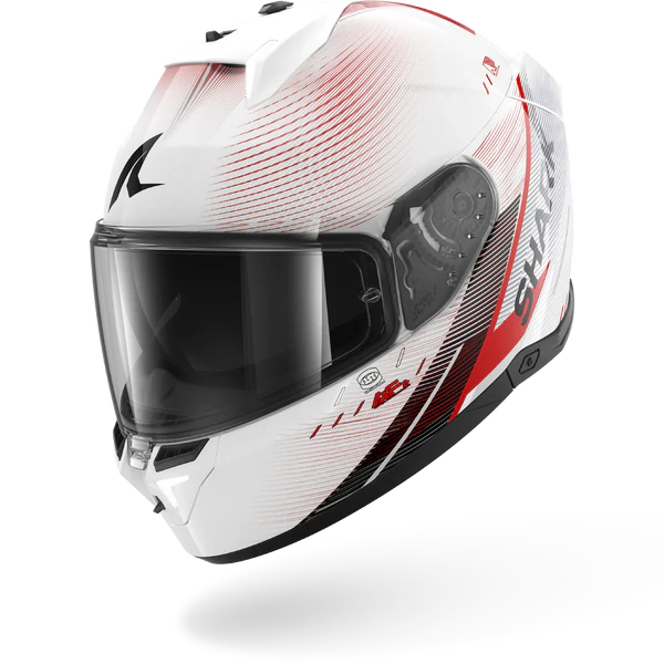 SHARK SKWAL I3 SPEED-TECH White Red Black