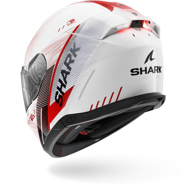 SHARK SKWAL I3 SPEED-TECH White Red Black - Afbeelding 2