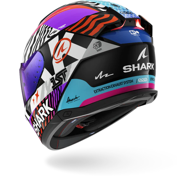 SHARK SKWAL I3 SPEED-FANCY Black White Orange - Afbeelding 2