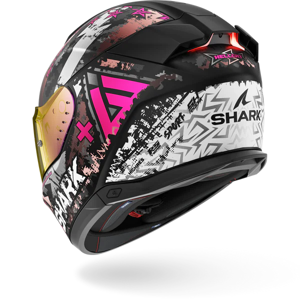 SHARK SKWAL I3 HELLCAT Mat Black Chrome Purple - Afbeelding 2