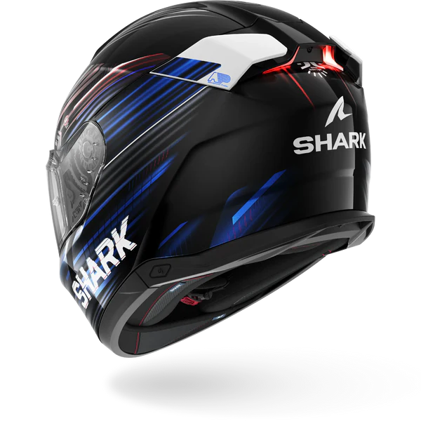 SHARK SKWAL I3 LIGHT-BLUR Black Red Blue - Afbeelding 2