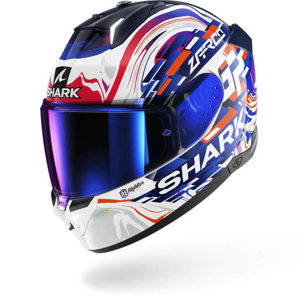SHARK SKWAL I3 REPLICA ZARCO GP DE FRANCE White Violet Blue