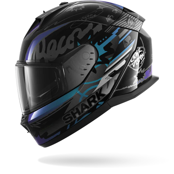 SHARK D-SKWAL 3 STREETRUSH Black Green Chrome - Afbeelding 5