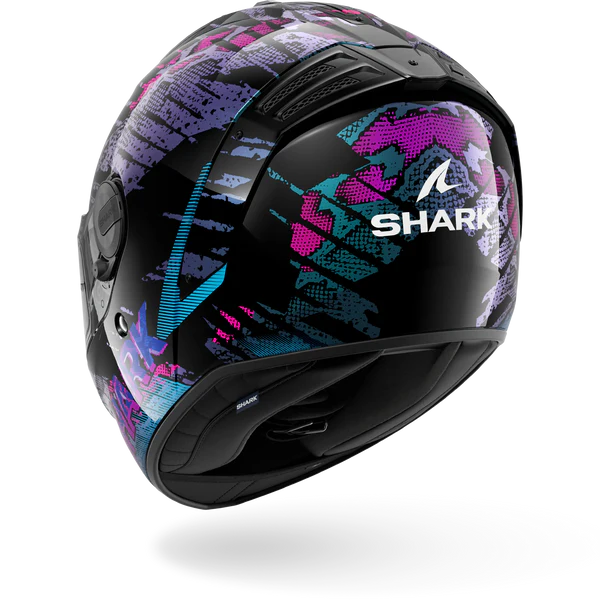 SHARK SPARTAN RS REPTAIA Black Blue Glitter - Afbeelding 5