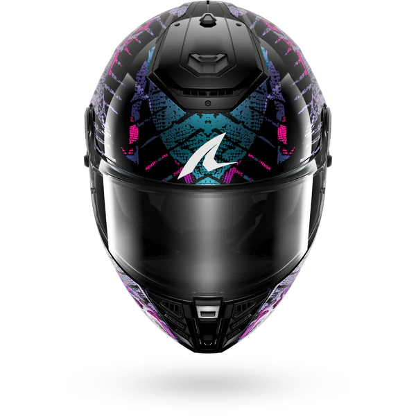 SHARK SPARTAN RS REPTAIA Black Blue Glitter - Afbeelding 4