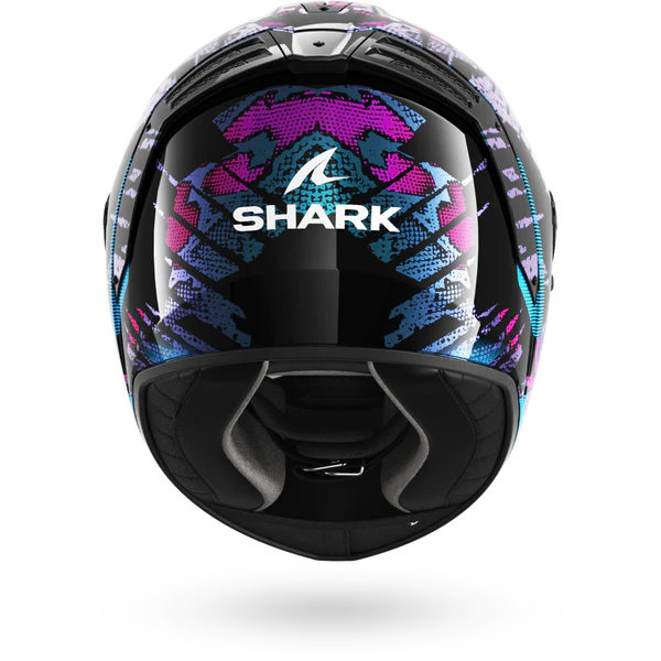 SHARK SPARTAN RS REPTAIA Black Blue Glitter - Afbeelding 3