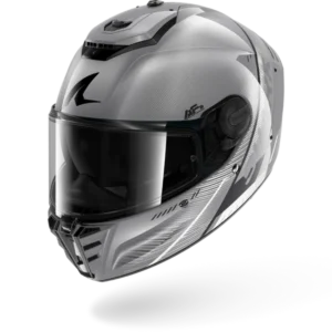 SHARK SPARTAN RS SPEED-TECH Silver White Black