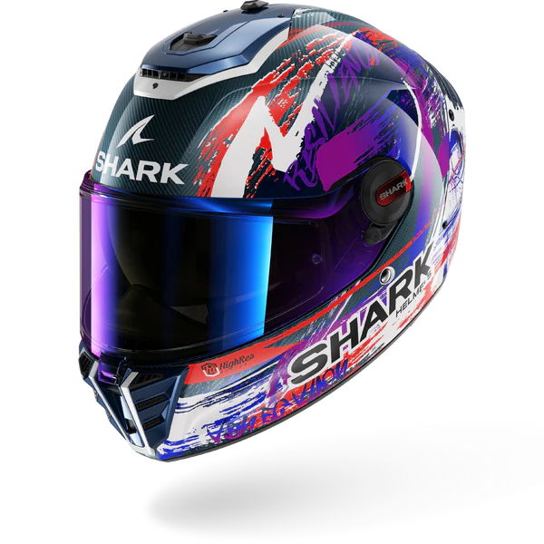 SHARK SPARTAN RS ZARCO SIGNATURE Carbon White Violet