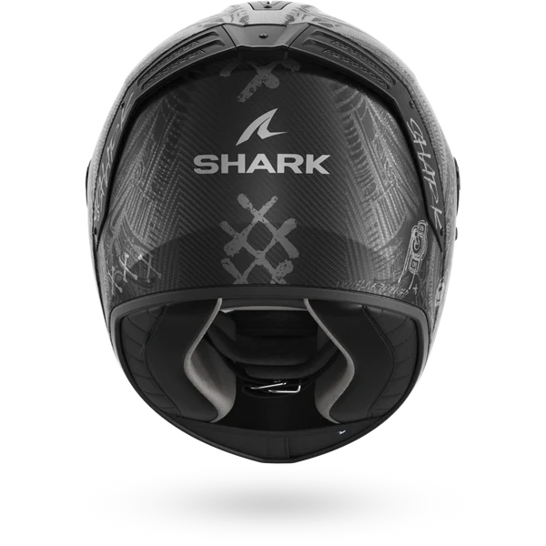 SHARK SPARTAN RS SHIEVER Mat Carbon Anthracite Silver - Afbeelding 3