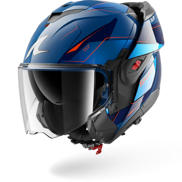 SHARK OXO MEKARIUM Blue Chrome Orange