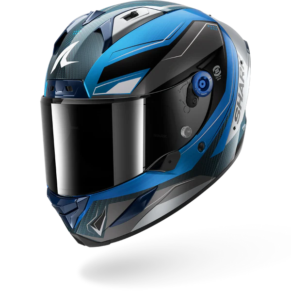 SHARK AERON MEKARIUM Carbon Blue Silver