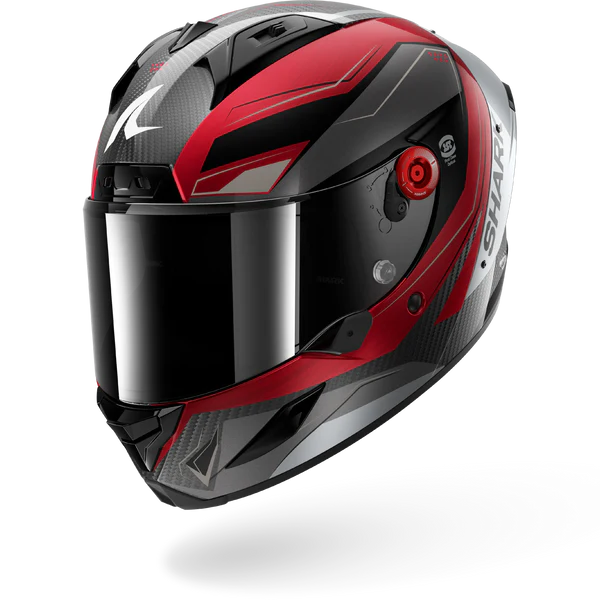 SHARK AERON MEKARIUM Carbon Red Silver