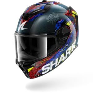 SHARK SPARTAN GT PRO SPEED-VIB Carbon Blue Red