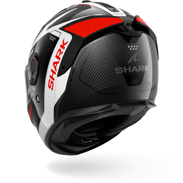 SHARK SPARTAN GT PRO MEKARIUM Carbon Silver Red - Afbeelding 3
