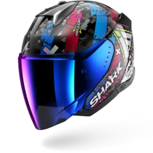 SHARK SKWAL i3 JET HELLCAT Black Chrom Blue