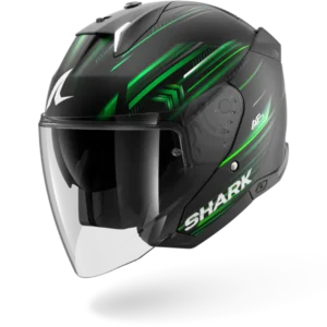 SHARK SKWAL i3 JET LIGHT-BLUR Mat Black Green White