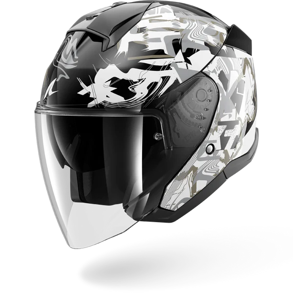 SHARK SKWAL JET PRANZ Black White Gold