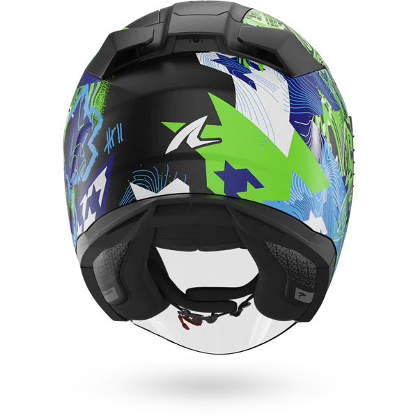 SHARK SKWAL JET PRANZ Mat Black Green Blue - Afbeelding 3