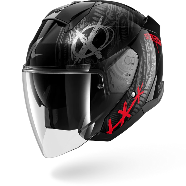 SHARK SKWAL JET SHIEVER Black Anthracite Red