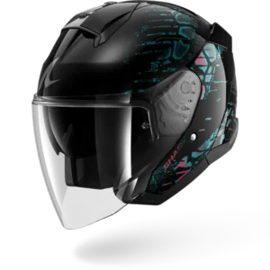 SHARK SKWAL JET REPTAIA Black Violet Glitter