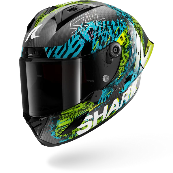 SHARK AERON-GP Fim Racing #2 SPEED-VIB Carbon Blue Green