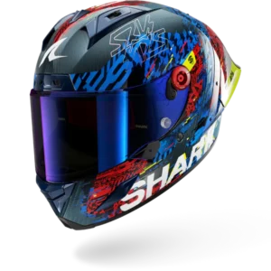 SHARK AERON-GP Fim Racing #2 SPEED-VIB Carbon Blue Red
