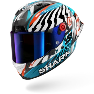 SHARK AERON-GP Fim Racing #2 SPEED-FANCY Carbon White Blue