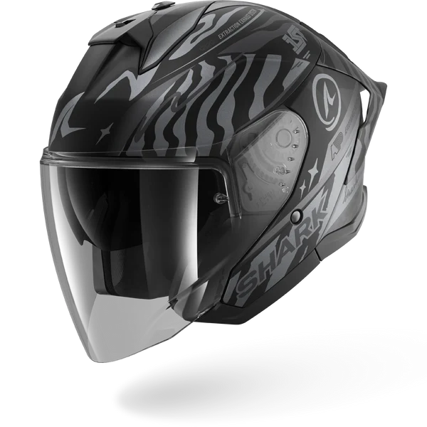 SHARK SKWAL JET CUP SPEED-FANCY Mat Black Anthracite Silver