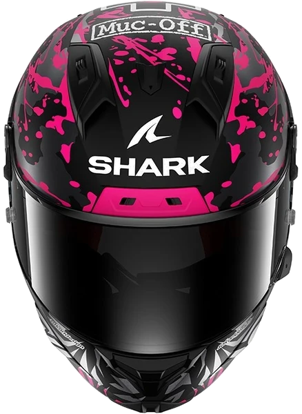 SHARK AERON-GP FIM Racing #2 REPLICA REDDING Mat Black Violet Blue - Afbeelding 5